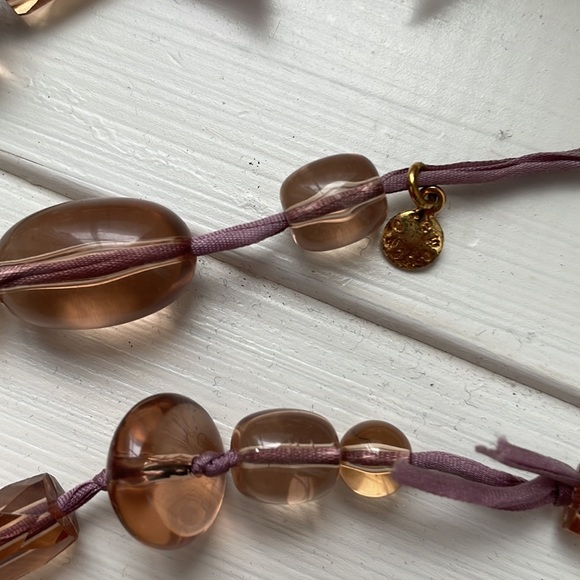 J Crew crew cuts necklace on ribbon - Picture 6 of 9